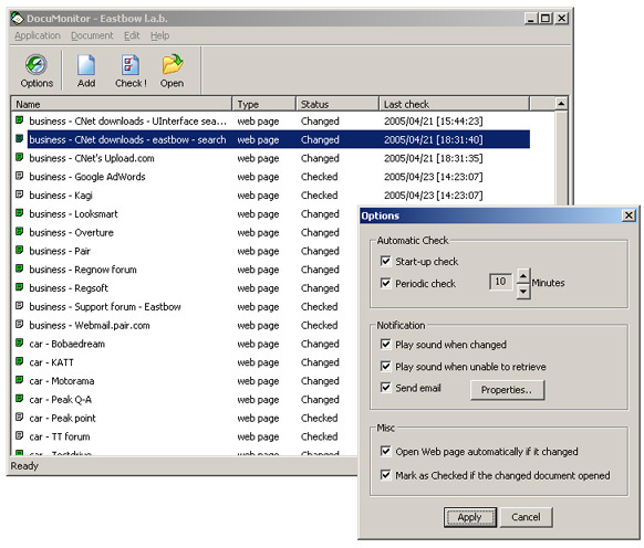DocuMonitor Screenshot